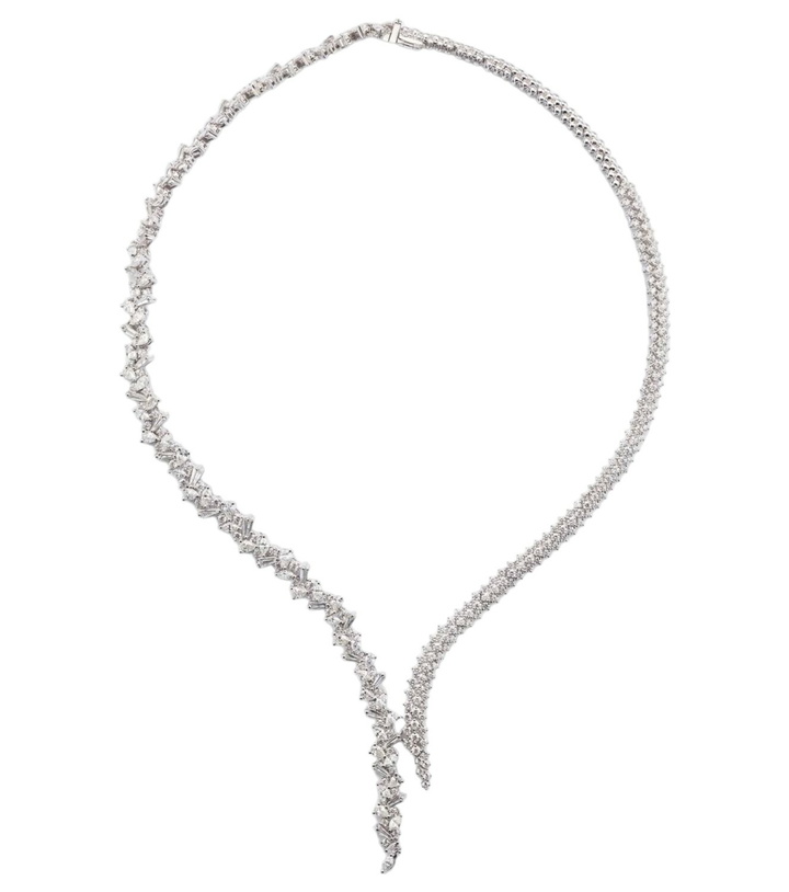 Photo: Yeprem 18kt white gold necklace with diamonds