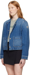 Moncler Blue Lampusa Denim Jacket