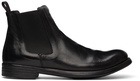 Officine Creative Black Hive 7 Chelsea Boots