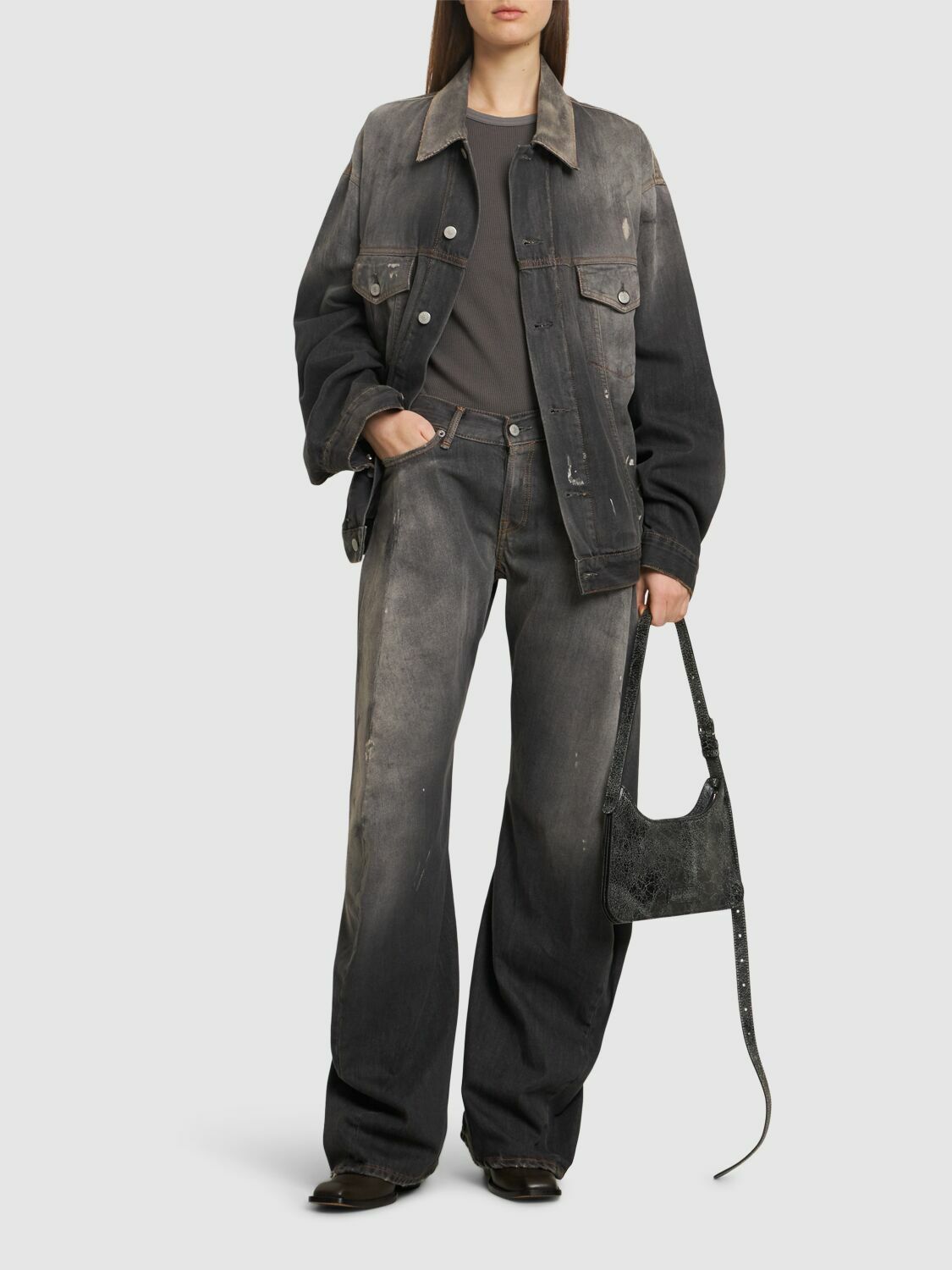 ACNE STUDIOS Trafalgar Low Rise Loose Fit Jeans Acne Studios