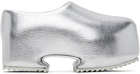 YUME YUME Silver Clog Slip-On Loafers