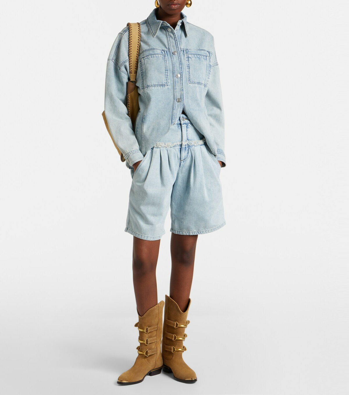 Marant Etoile Iselle denim shorts