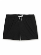 Club Monaco - Arlen Straight-Leg Short-Length Recycled Swim Shorts - Black