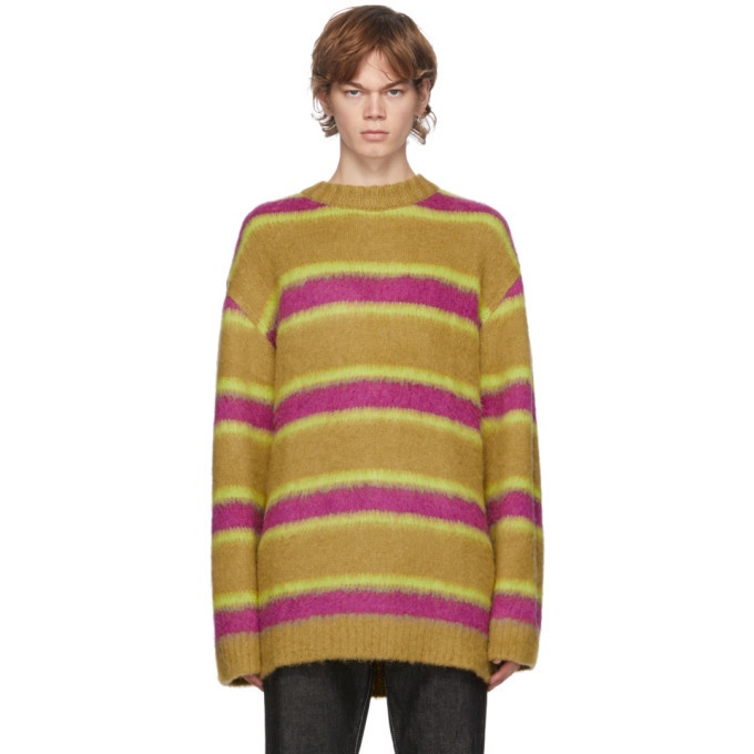 Photo: Andersson Bell Tan and Pink Stripe Alpaca Sweater