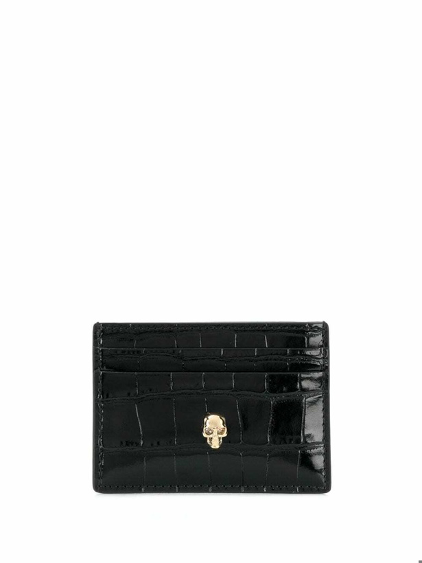 Photo: ALEXANDER MCQUEEN - Skull Leather Credit Card Case