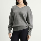 Nothing Written Women's Carna V-Neck Pullover in Gray