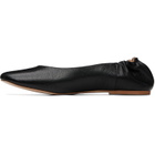 A.P.C. Black Square-Toe Leather Ballerina Flats