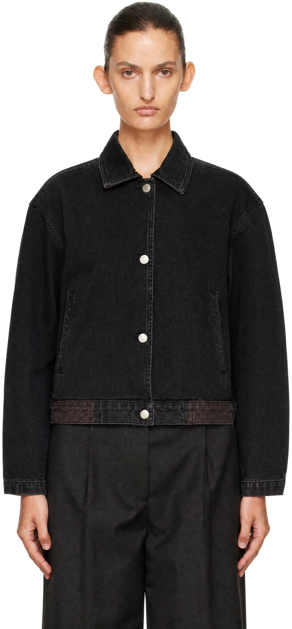 mfpen Black Decorator Denim Jacket