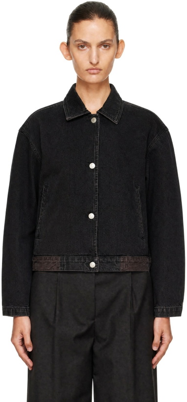 Photo: mfpen Black Decorator Denim Jacket