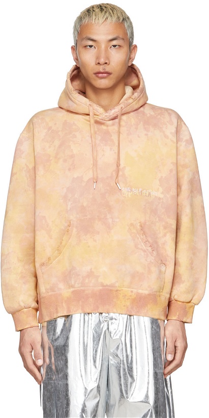Photo: Doublet Yellow Vegetable Dyed Hoodie