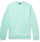 ACNE STUDIOS - Forba Oversized Logo-Appliquéd Loopback Cotton-Jersey Sweatshirt - Green
