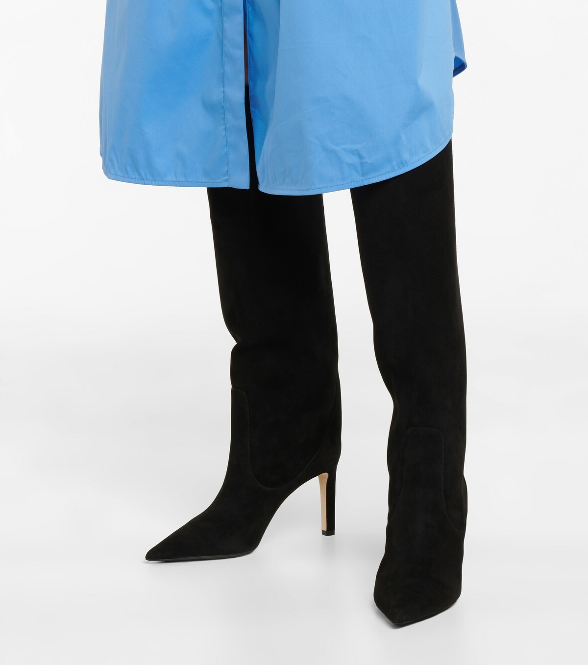 Jimmy Choo - Mavis 85 suede knee-high boots