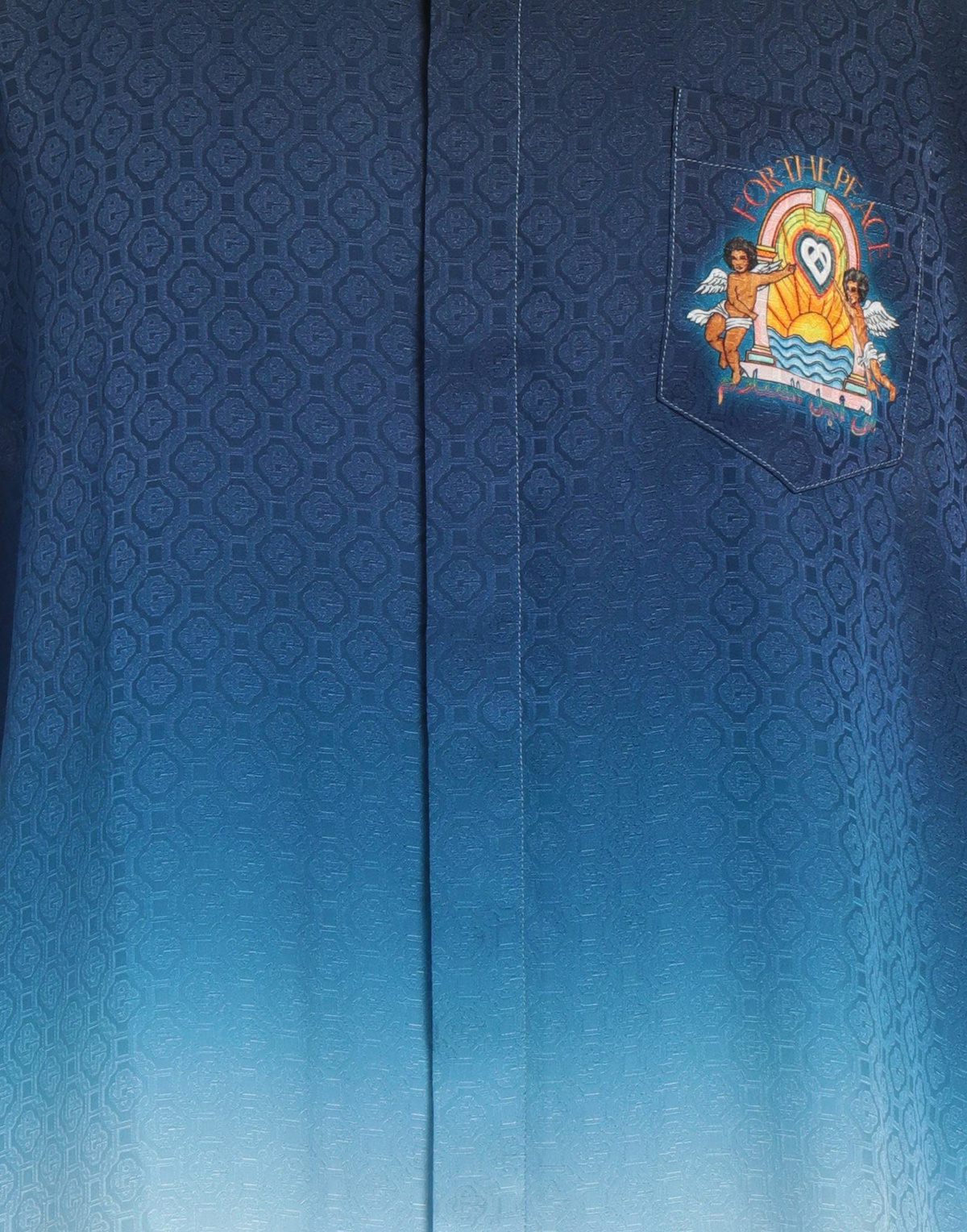 Casablanca Mens Shirt Midnight in Blue