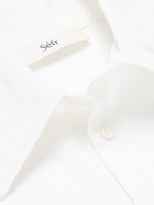 Séfr - Millie Striped Wool-Blend Overshirt - White