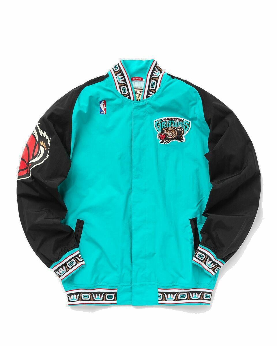 Photo: Mitchell & Ness Nba Authentic Warm Up Jacket Vancouver Grizzlies 1995 96 Black/Blue - Mens - College Jackets/Team Jackets