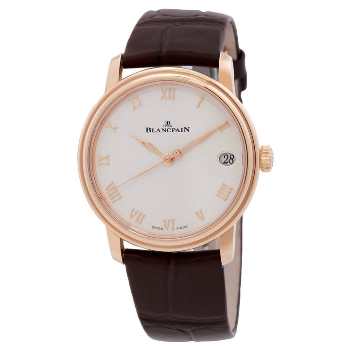 Photo: Blancpain Villeret Quartz Opaline Dial Ladies Watch 6127-3642-55B