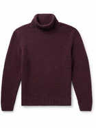 Inis Meáin - Donegal Merino Wool and Cashmere-Blend Rollneck Sweater - Red