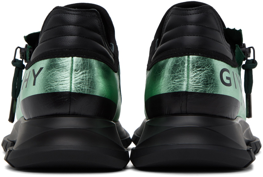 【関税込み】Givenchy ブラック&カーキ Spectre スニーカー Givenchy Black & Green Spectre Sneakers Givenchy