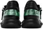 Givenchy Black & Green Spectre Sneakers