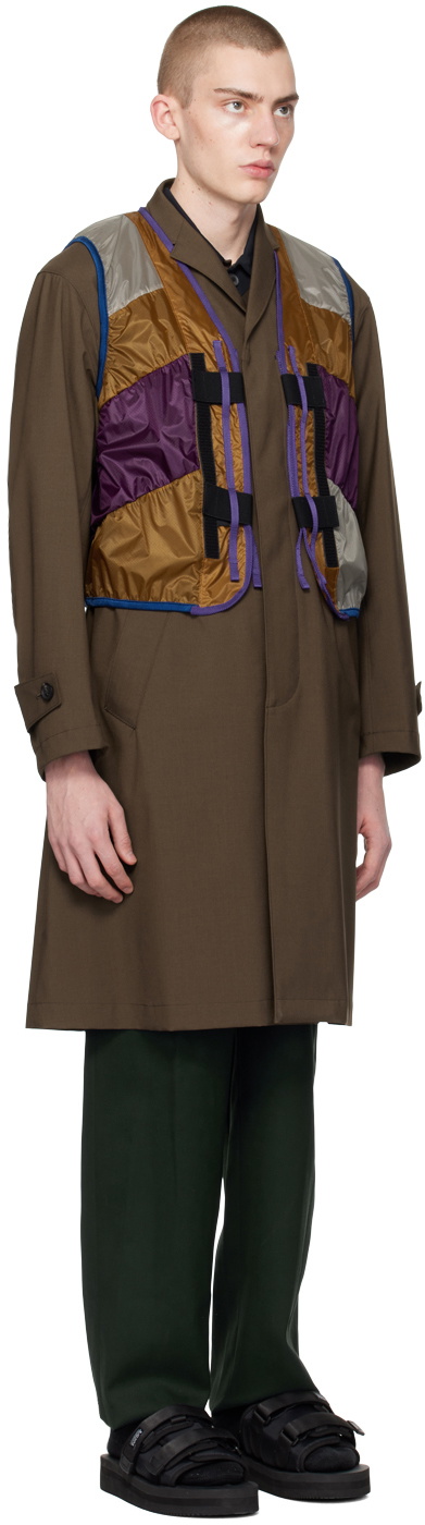 kolor Brown Coat & Vest Set