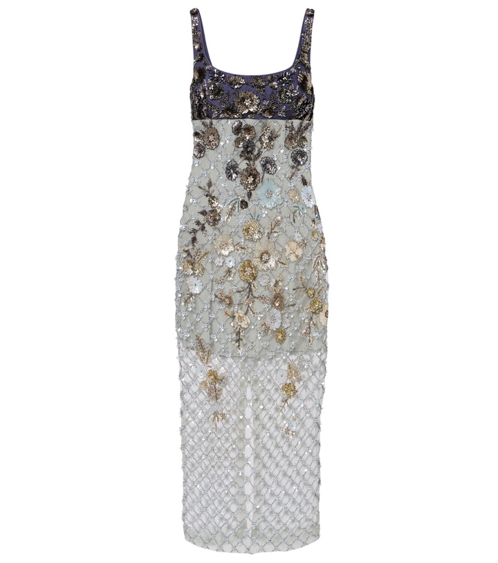 Photo: Là Fuori Nyx Bloom Aurora embellished cocktail dress