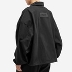 Fear of God ESSENTIALS Women's Shell Bomber Jacket in Overdye Black Denim