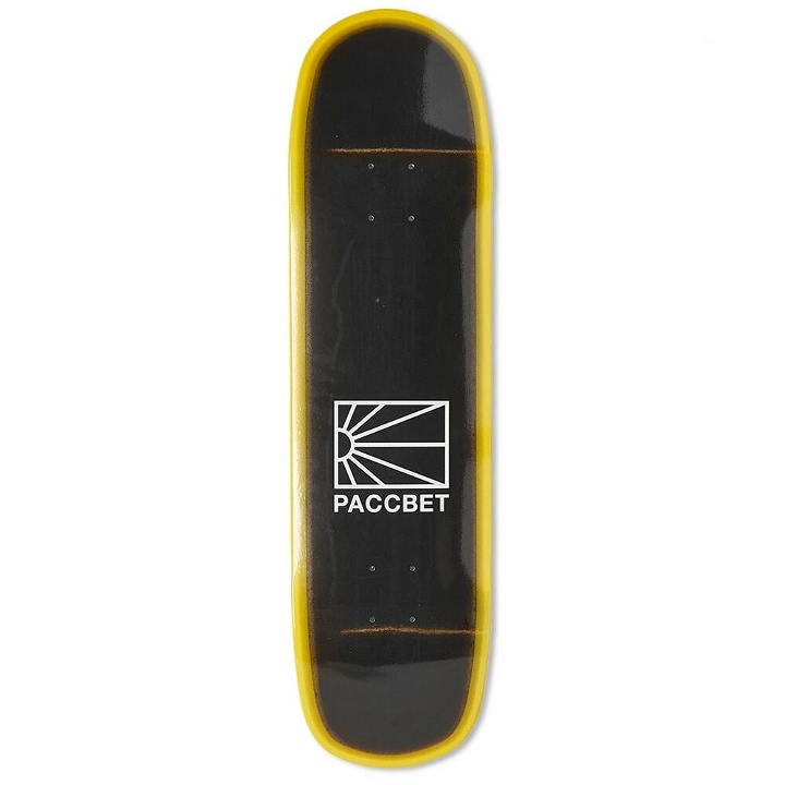 Photo: PACCBET Men's Logo Skateboard in Black