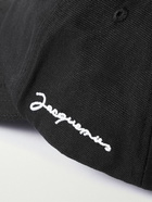 Jacquemus - Logo-Embroidered Cotton-Canvas Baseball Cap - Black