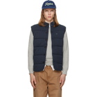 Polo Ralph Lauren Navy Houndstooth-Print Estate-Rib Vest