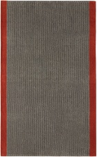 Cleverly Laundry Grey & Red Large Towel
