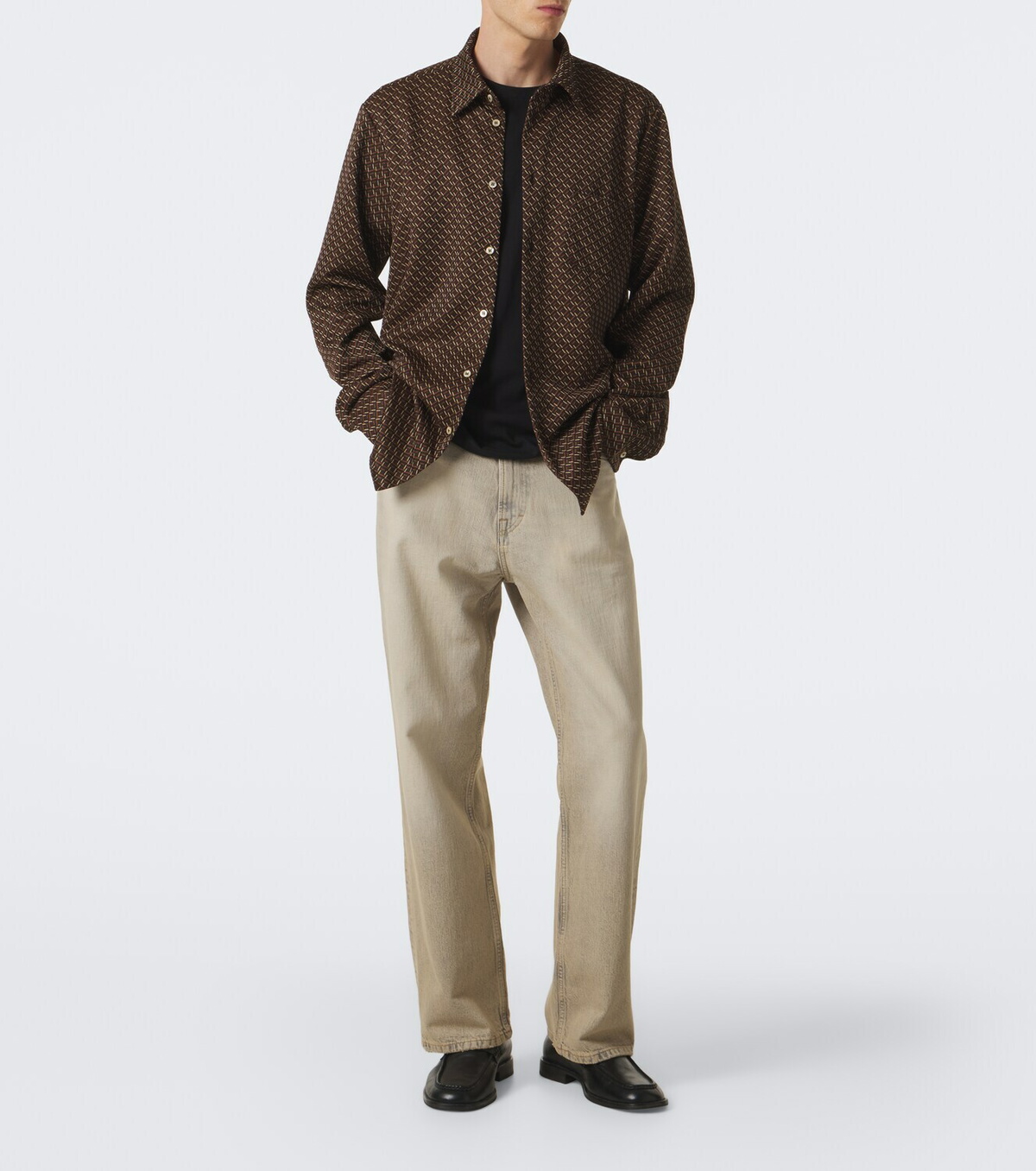 Wales Bonner Doshi jacquard shirt
