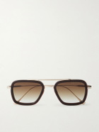 DITA - Flight.006 Aviator-Style Gold-Tone and Acetate Sunglasses