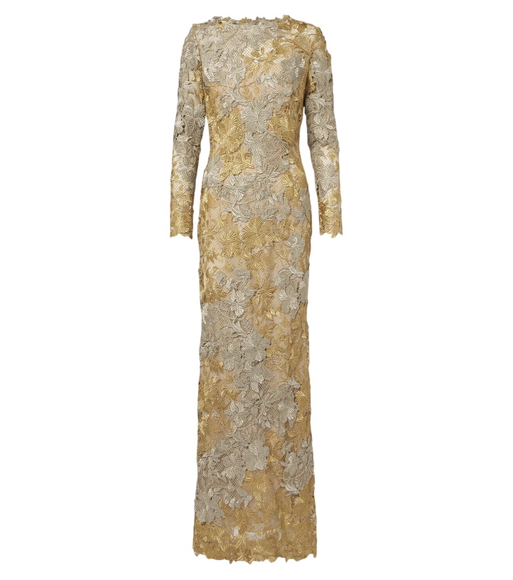 Photo: Oscar de la Renta Guipure lace gown