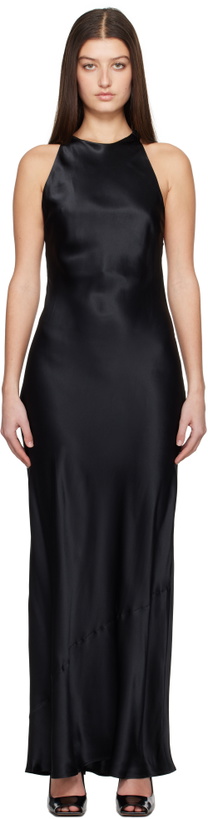 Photo: Silk Laundry Black High Low Maxi Dress
