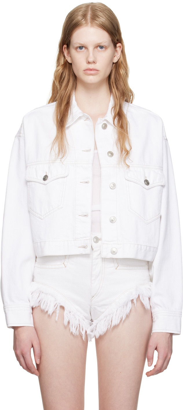 Photo: Isabel Marant Etoile White Tadia Denim Jacket