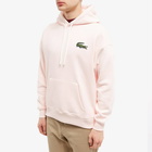 Lacoste Men's Robert Georges Core Hoody in Flamingo