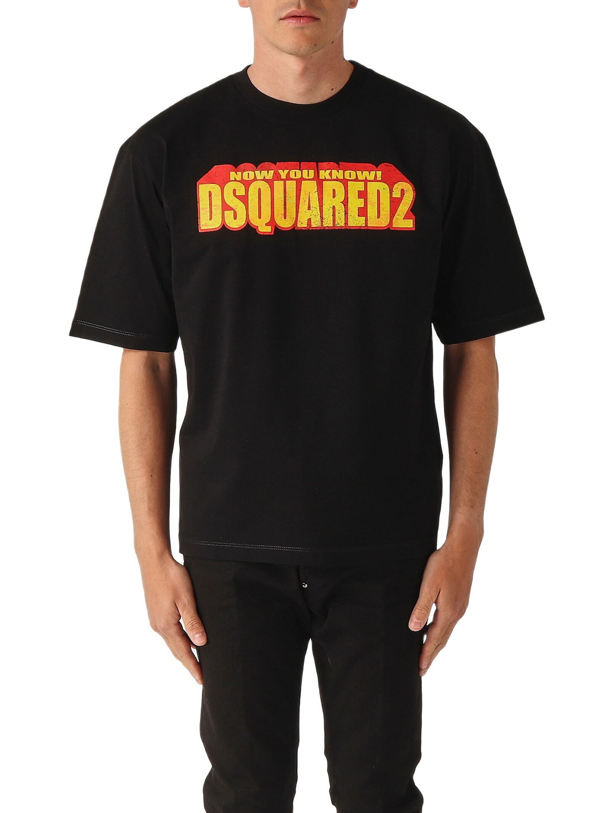 Dsquared2 Black D2 Keep Surfing Cool T-Shirt Dsquared2