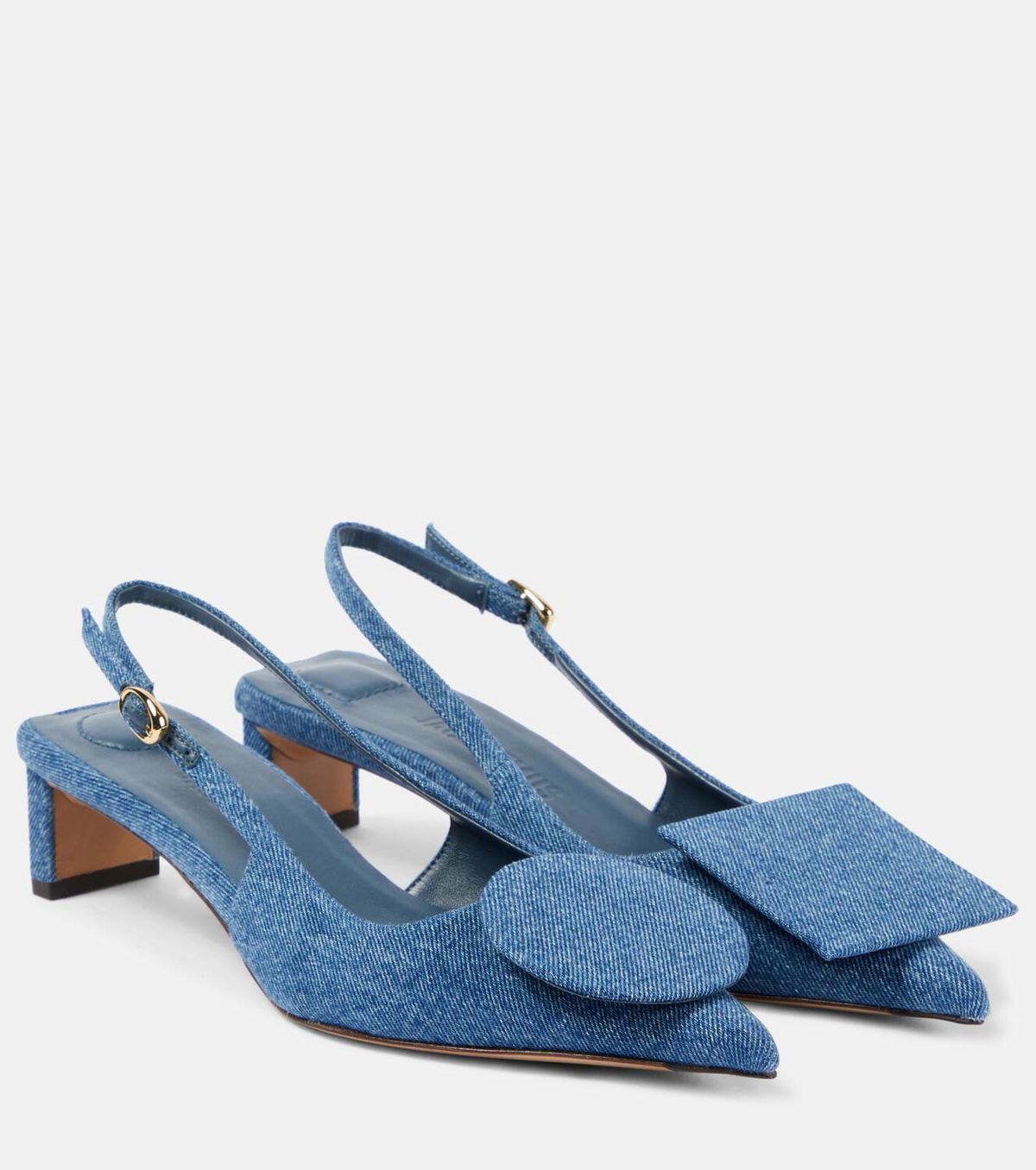 Jacquemus Les Slingbacks Duelo denim slingback pumps Jacquemus