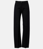 Khaite Mita virgin wool straight pants