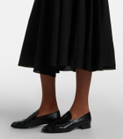 Junya Watanabe Asymmetric lace-trimmed midi dress