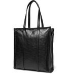 Balenciaga - Creased-Leather Tote Bag - Black