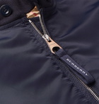 Burberry - Padded Shell Bomber Jacket - Men - Navy