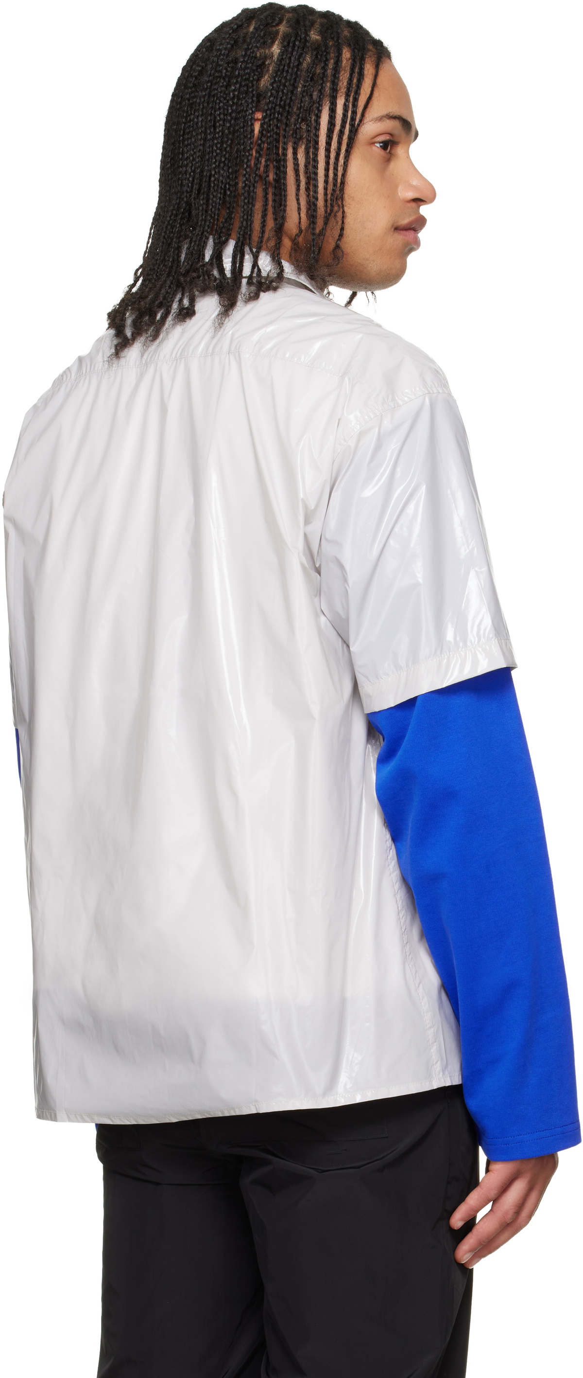 LII Gray Gloss Short-Sleeve Shirt