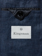 Kingsman - Slim-Fit Linen Blazer - Blue