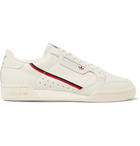 adidas Originals - Continental 80 Grosgrain-Trimmed Leather Sneakers - Off-white