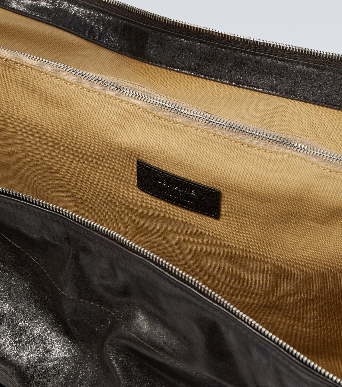 Lemaire Berlingot 72H leather duffel bag