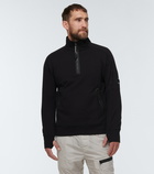 C.P. Company - Zip turtleneck cotton sweatshirt