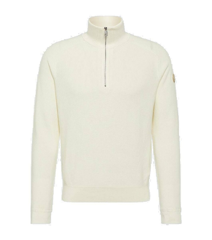 Photo: Moncler Cotton and cashmere turtleneck sweater