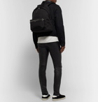 Saint Laurent - City Leather-Trimmed Canvas Backpack - Black