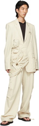 Hyein Seo Beige Bag Trousers